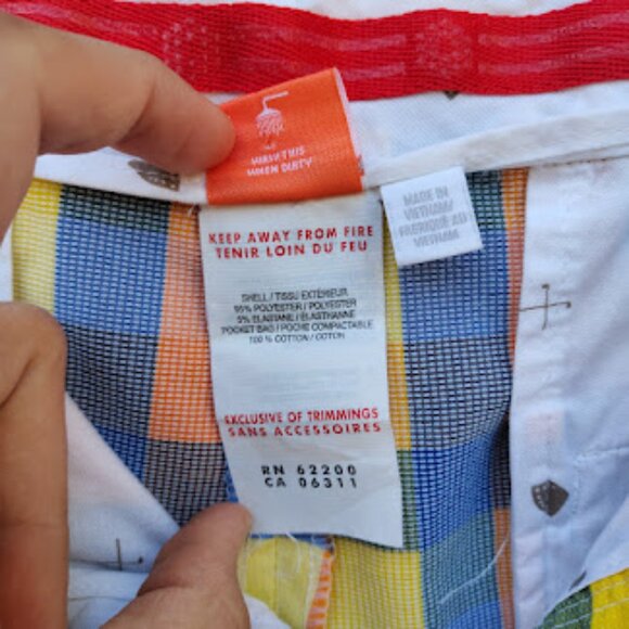 PUMA | Mens Colorful Check Pattern Flat Front Golf Shorts Bright Golfing 34 - Picture 10 of 13